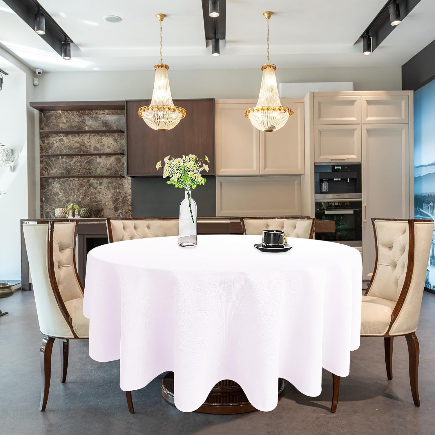60 Inch Round Linen Tablecloth O569