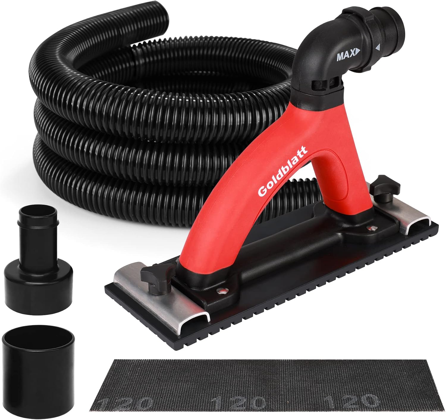 Dust Free Hand Sander with 6.5ft Hose E70531