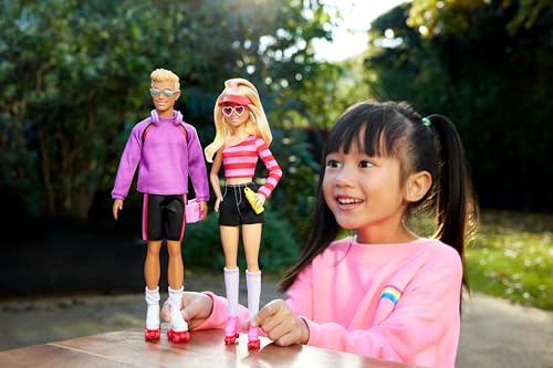 2 Fashion Dolls & 6 Accessories, Ken Roller-Skating Fashion Dolls V836929