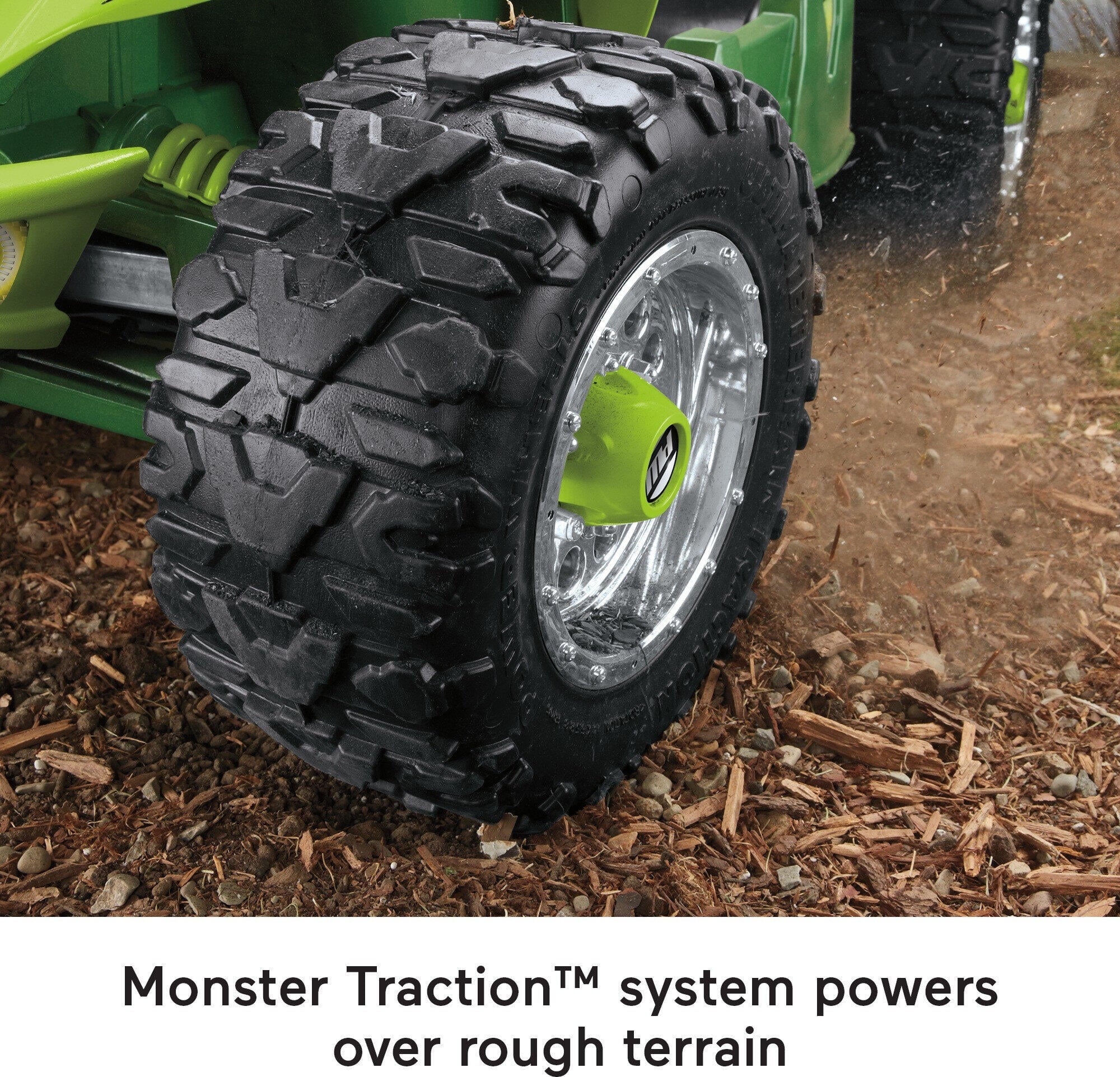 Green 12V Battery-Powered Ride-On Vehicle T361870