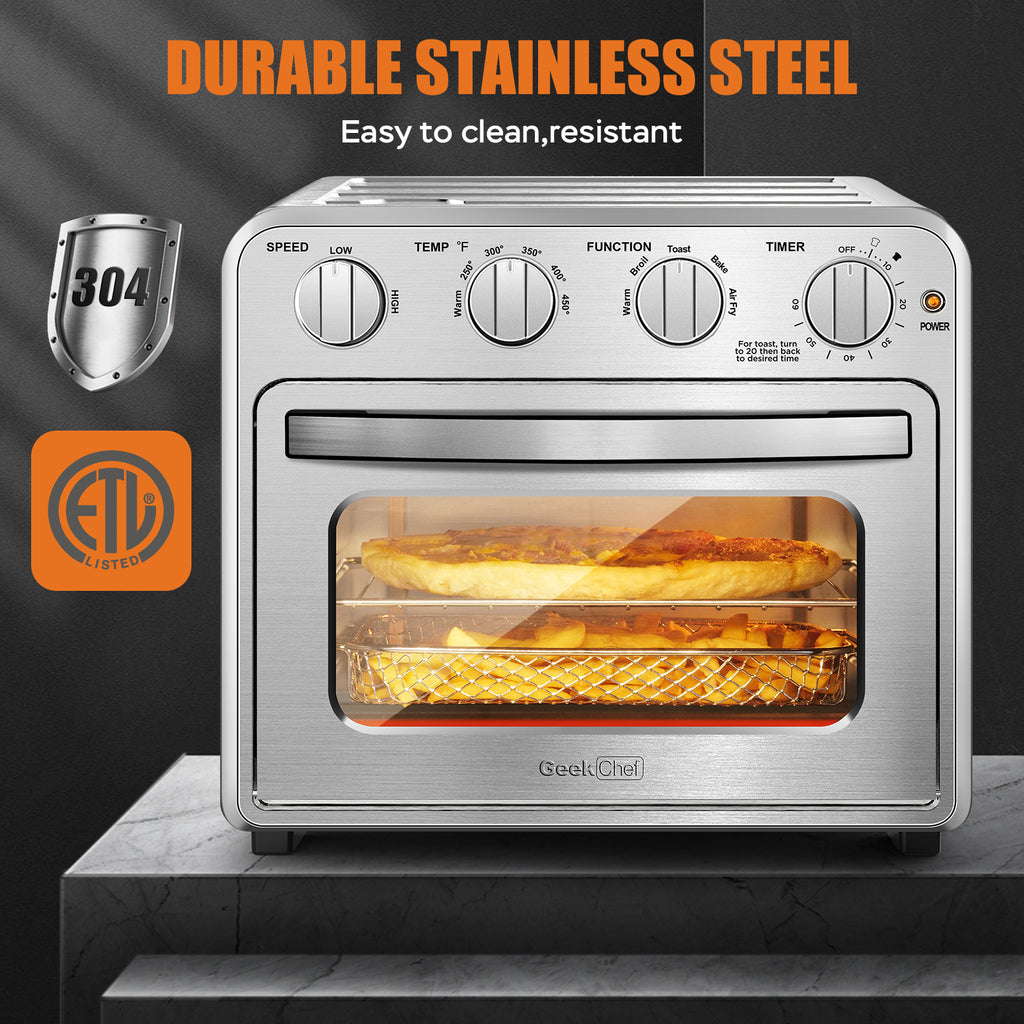 26QT Stainless Steel Air Fryer Toaster Oven Combo C7295