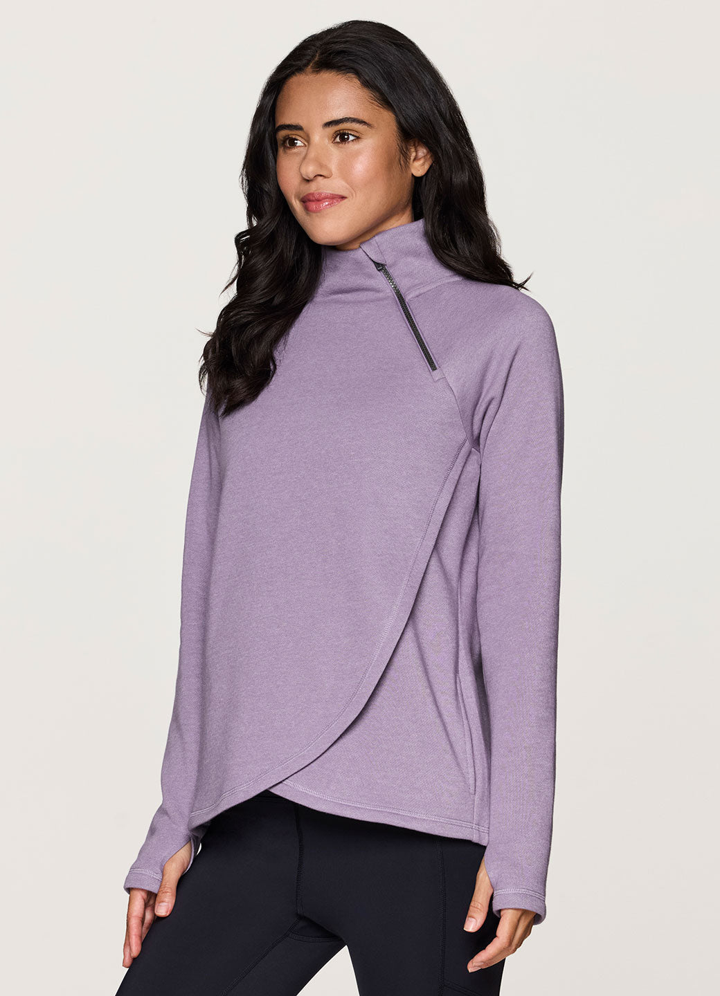 Ready To Roll Fleece Mock Neck Pullover