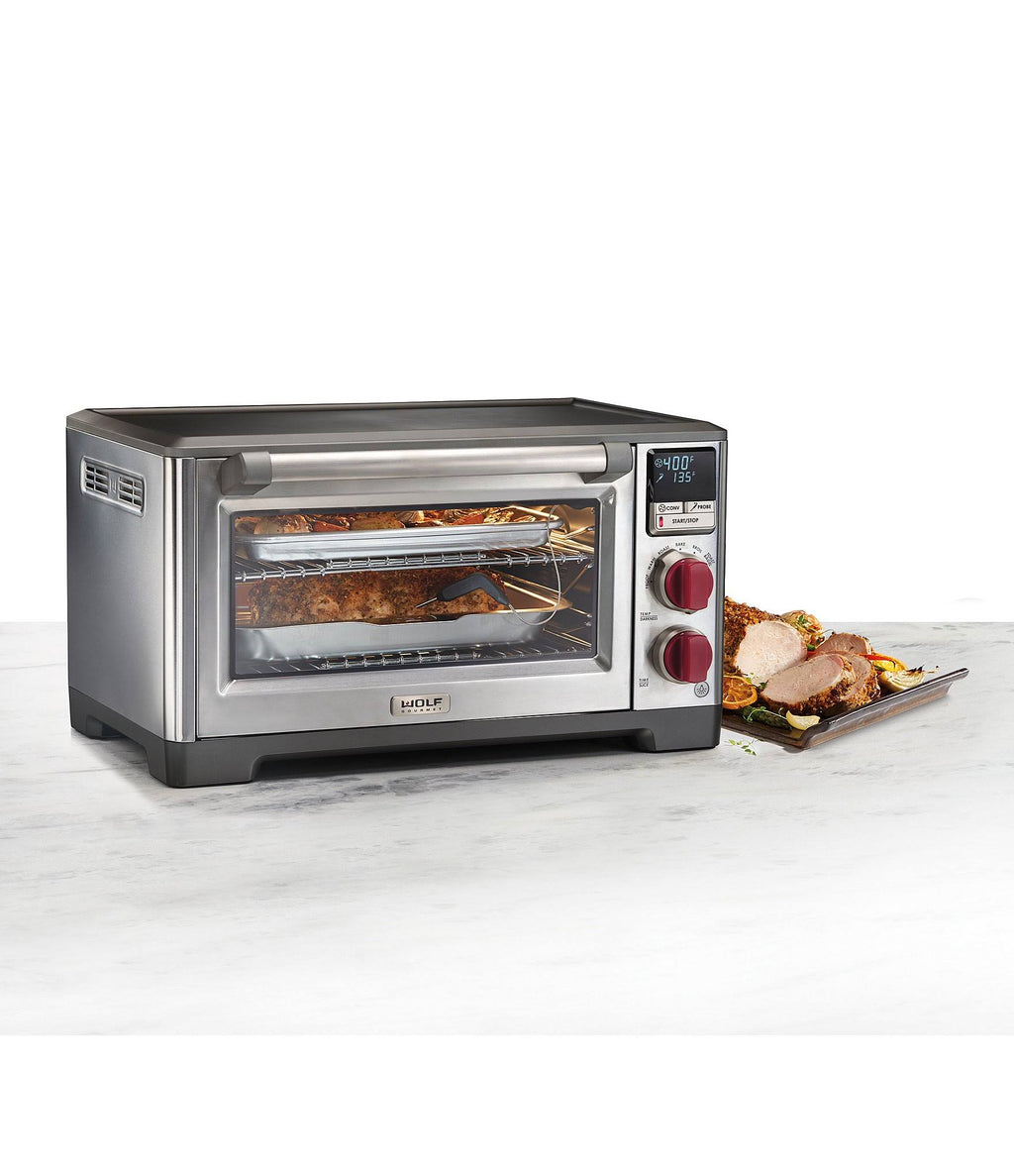Countertop Oven with Red Knobs E979311