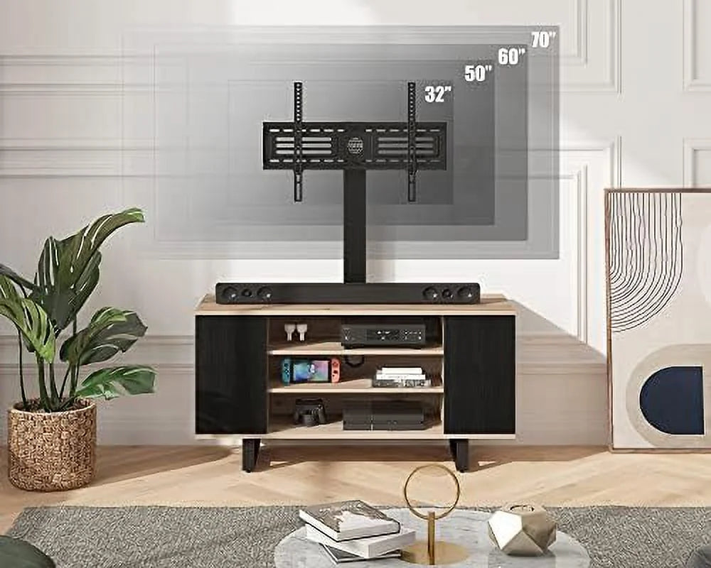 Walnut TV Stand with Mount for 32-70 inch TVs G37687