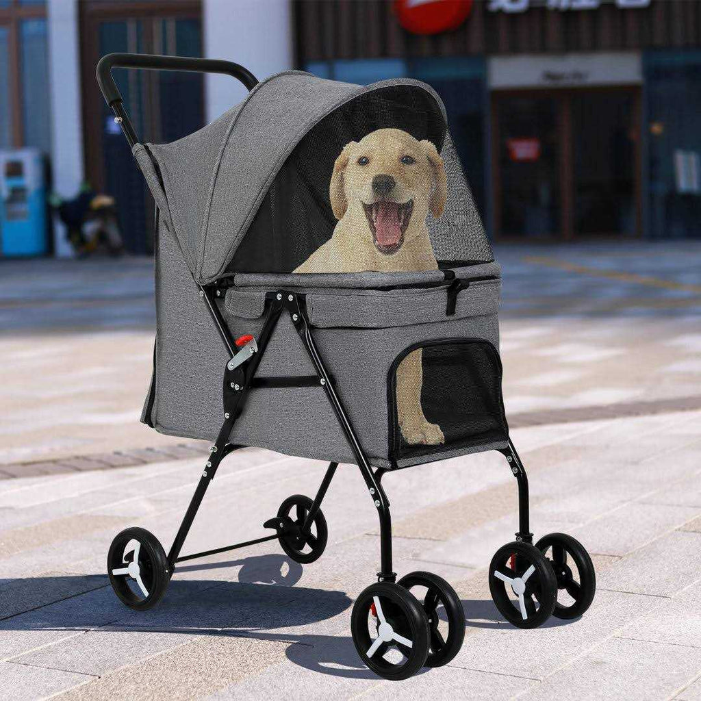 Mesh Foldable Pet Stroller O426635