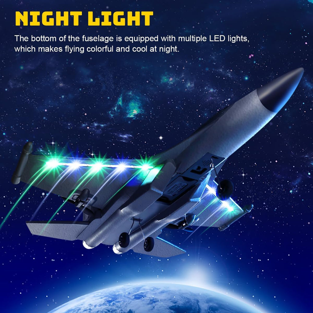 F22 RC Airplane 3 Channel Remote Control Fighter Toy, Ready to Fly, Two Batteries T2592
