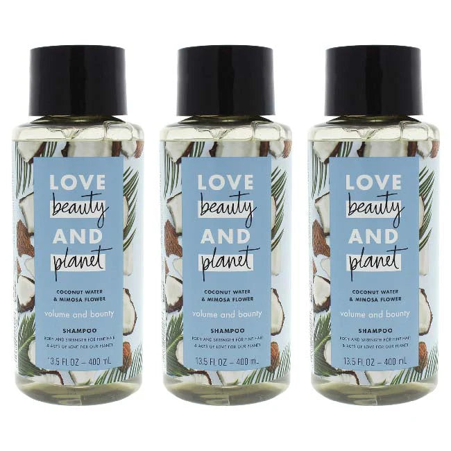 13.5 oz Coconut Water and Mimosa Flower Shampoo Pack of 3 R8232