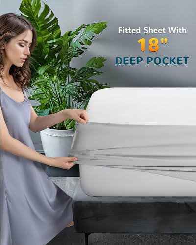King Size Grounding Fitted Sheet with Grounding Cord H966