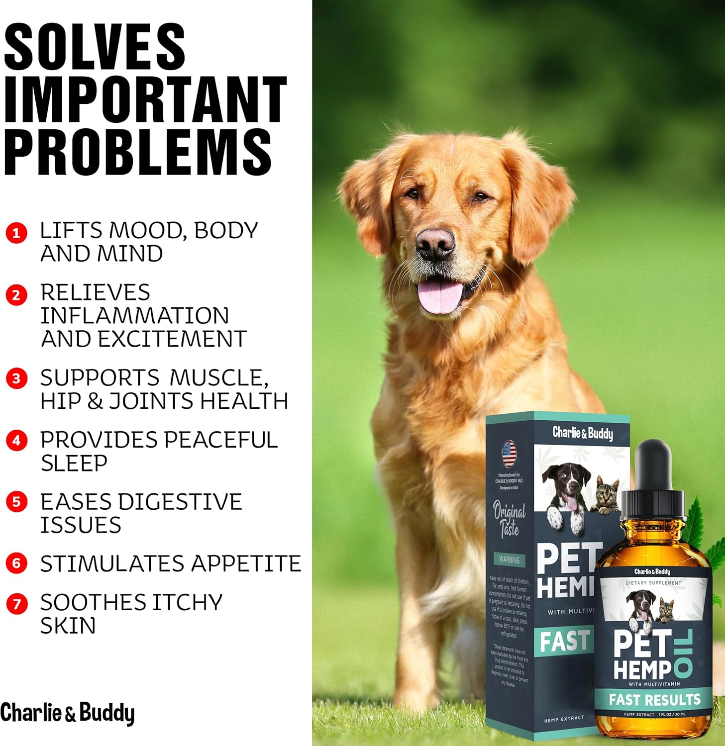 Hemp Oil for Dogs Cats N78010