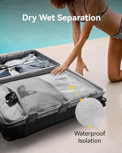 20 Inch Aluminum Frame Polycarbonate Hard Shell Carry On Suitcase U92223