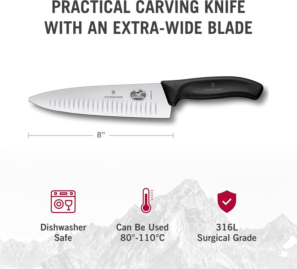 8-Inch Chef's Knife with Granton Edge N5285