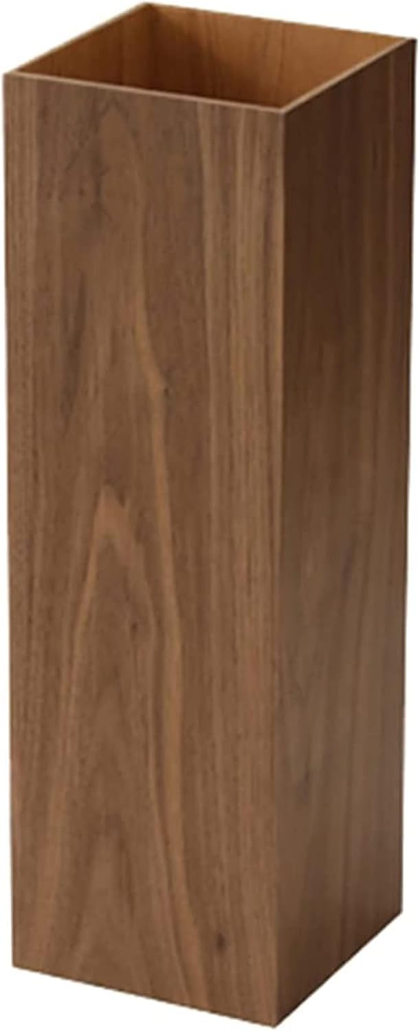 Walnut Wood Umbrella Stand with Drip Tray X273