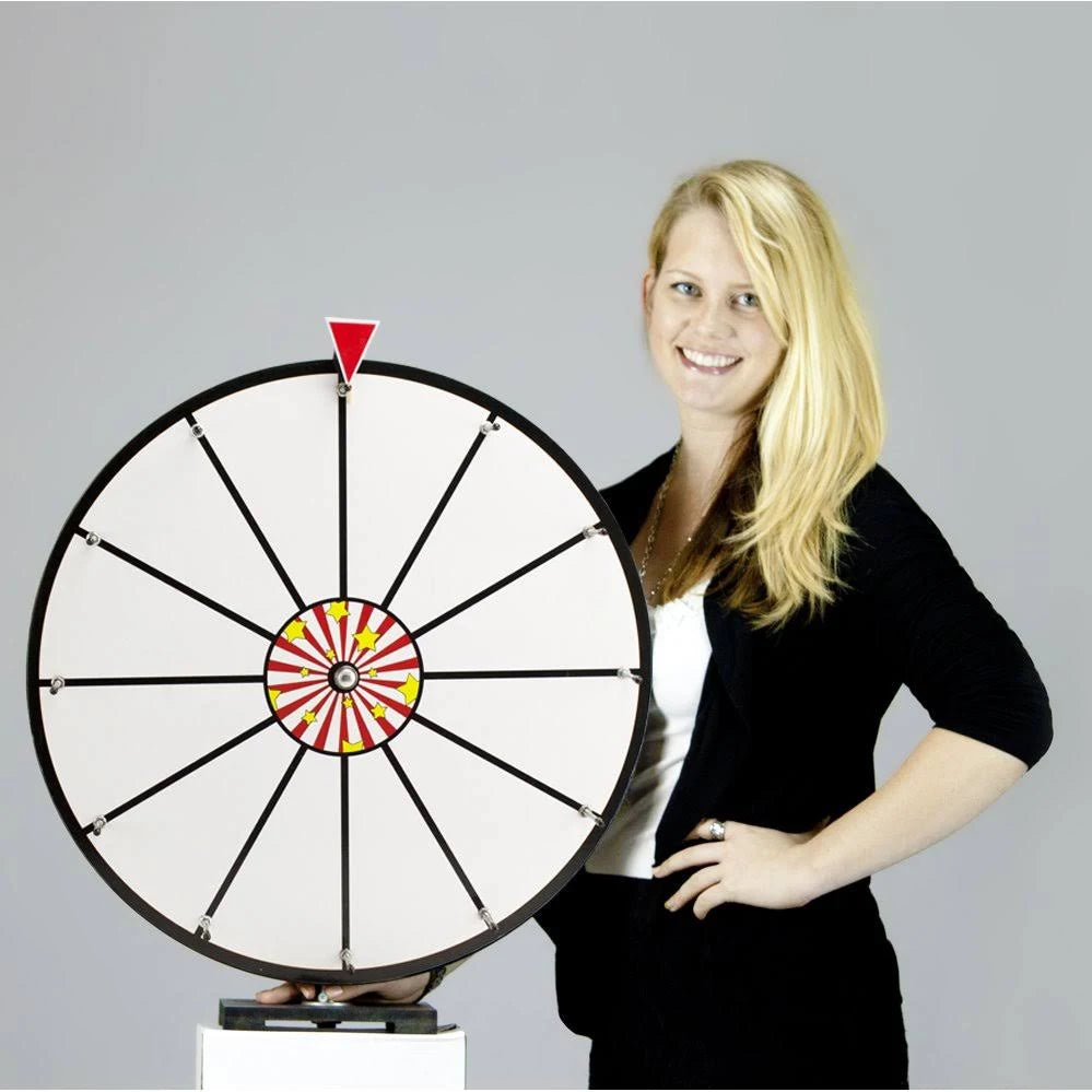 White Dry Erase Prize Wheel N183517