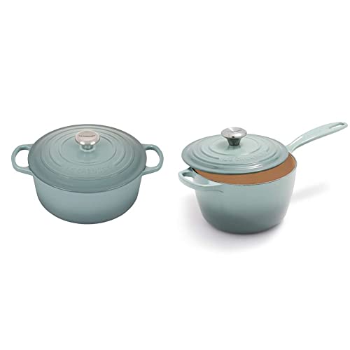 5.5 Quart Enameled Cast Iron Round Dutch Oven with Lid N3016