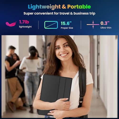 15.6'' 1080P FHD Portable Monitor with Smart Cover Y942