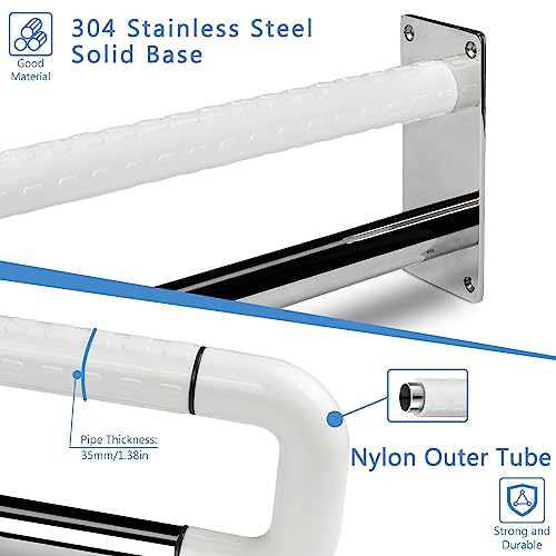 23.6 Inch Anti Slip Bathroom Grab Bar D41533