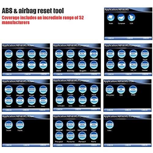 OBD2 ABS SRS Diagnostic Scan Tool Y599