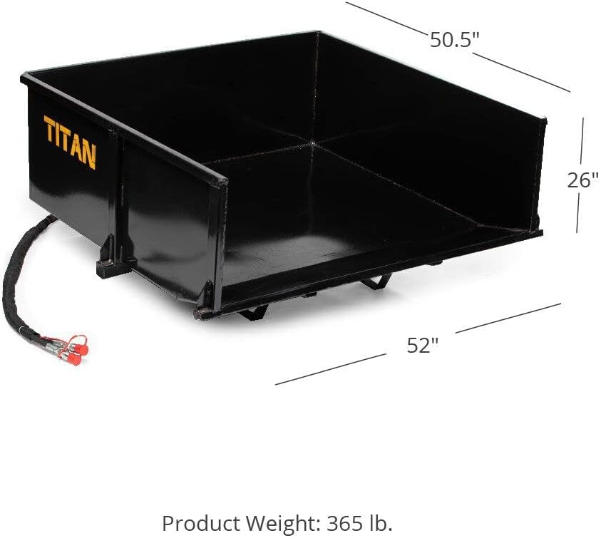 30 Cu. FT Hydraulic Dump Box, Category 1, 3-Point J5331