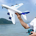 2.4G Remote Control Electric Plane with LED Lights 2 Batteries EPP Airplane W833