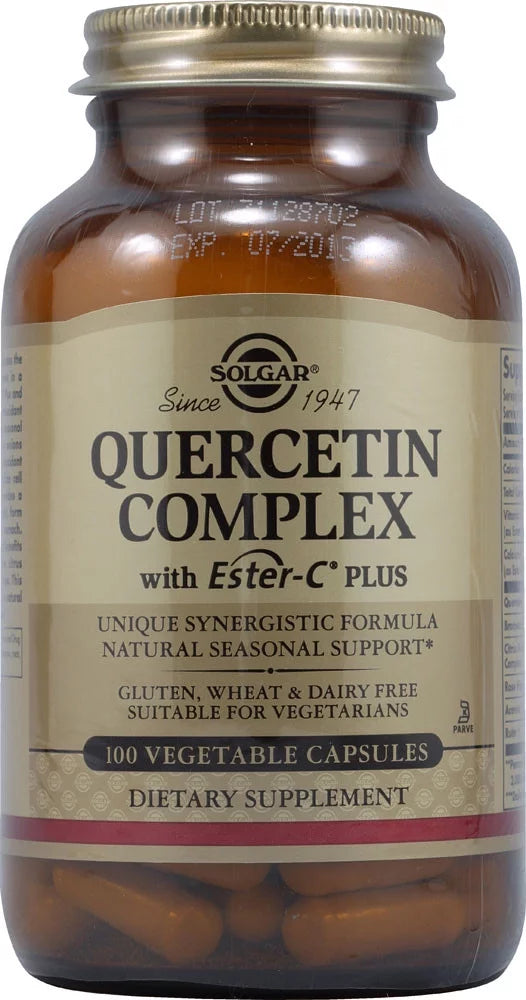 100 Vegetable Capsules Quercetin Complex D2728