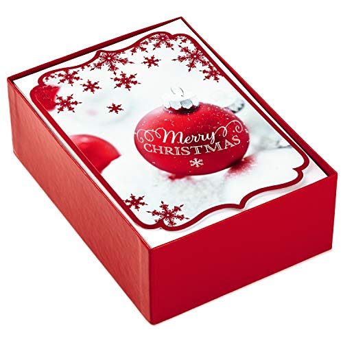 40 Cards with Envelopes and Gold Seals Christmas Boxed Card Assortment S61638
