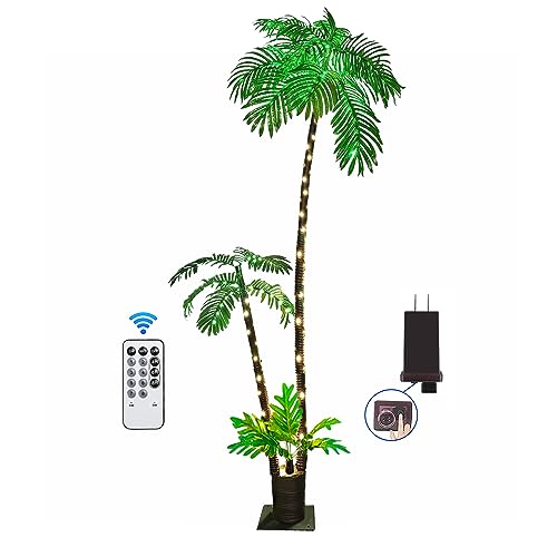 Lighted 6Ft Artificial Palm Tree Y66130