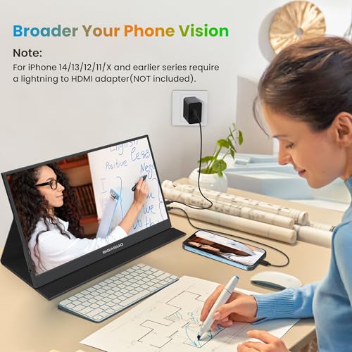 15.6'' 1080P FHD Portable Monitor with Smart Cover Y942