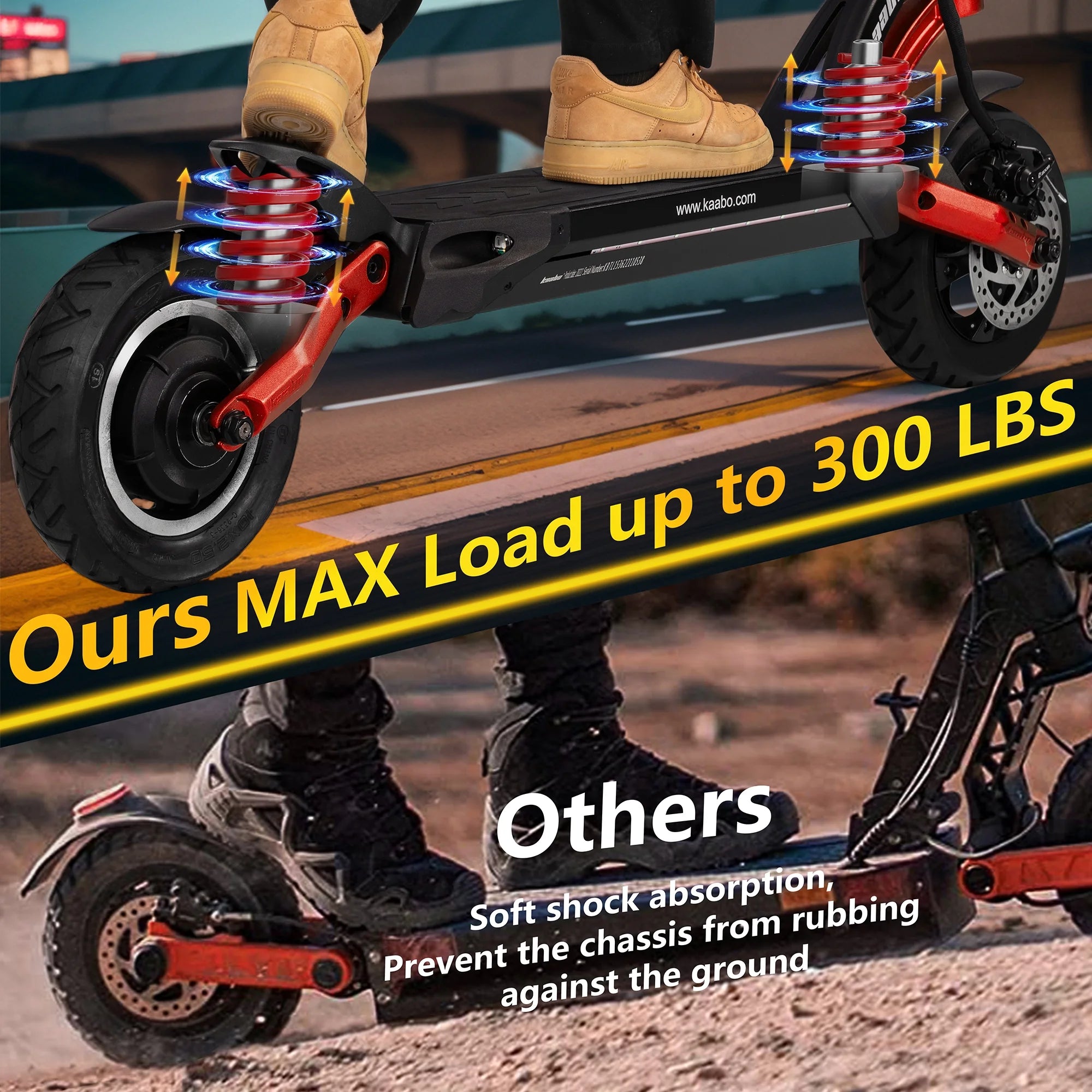 Blue Electric Scooter with 25 Miles Range, 19 MPH, 500W Motor, 10 inch Wheels Z45485