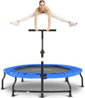 40/50" Foldable Mini Trampoline with Bungees and Adjustable Foam Handle S964488