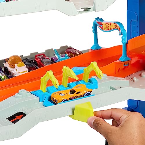 Ultimate Garage Toy Car Track Set with 2 Die-Cast Toy Cars B607