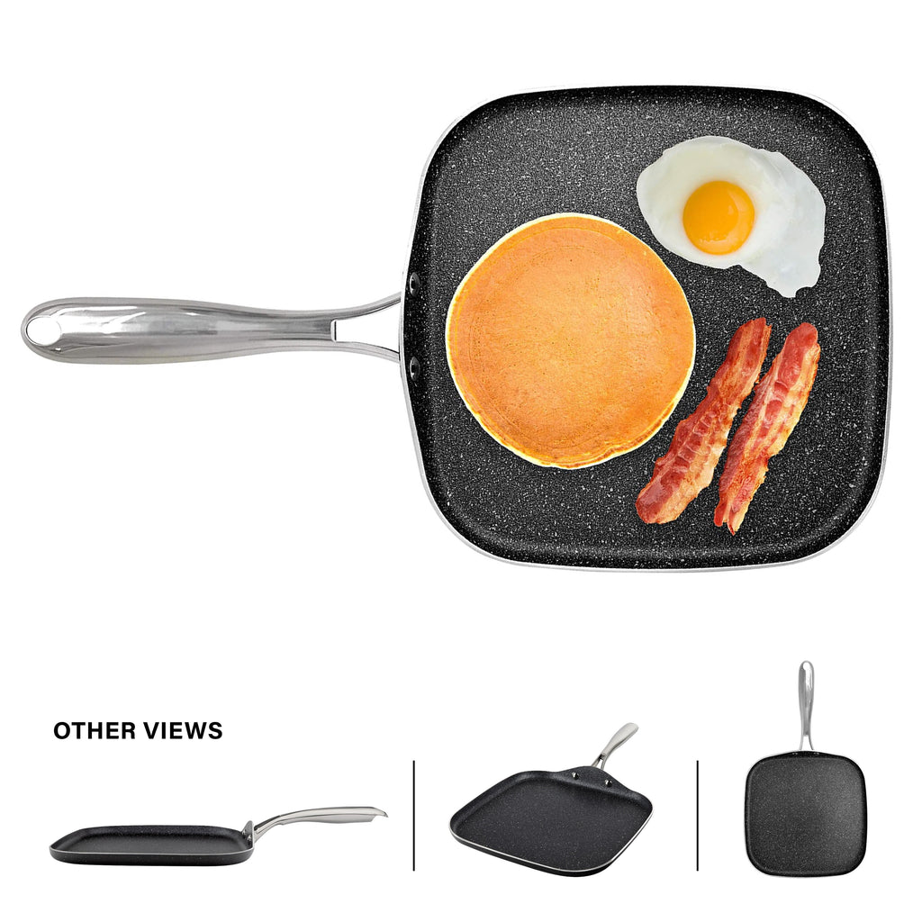 10.5 Inches Non-Stick Square Griddle Pan R7524