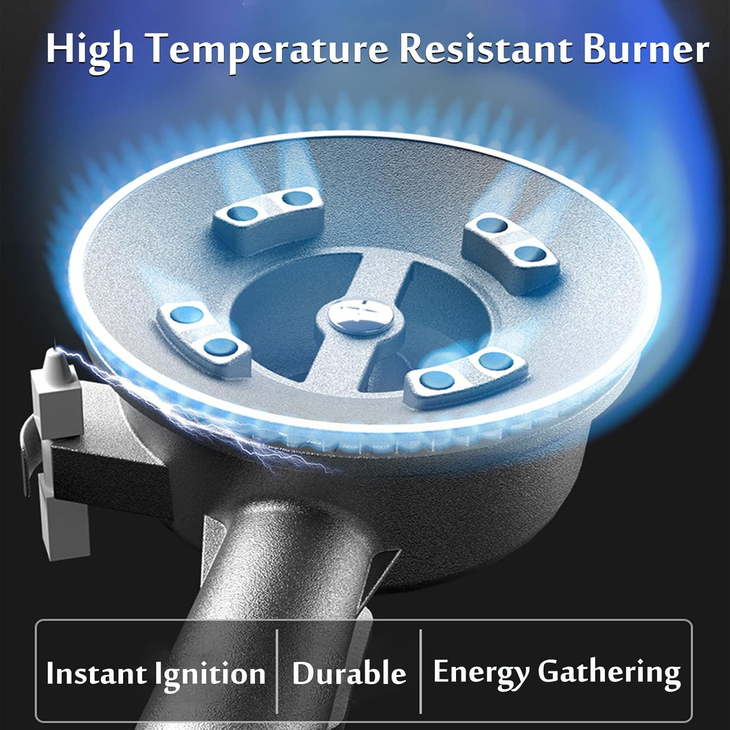 Camping Stove with Carrying Case Portable Dual Fuel Gas Stove Automatic Ignition I965424