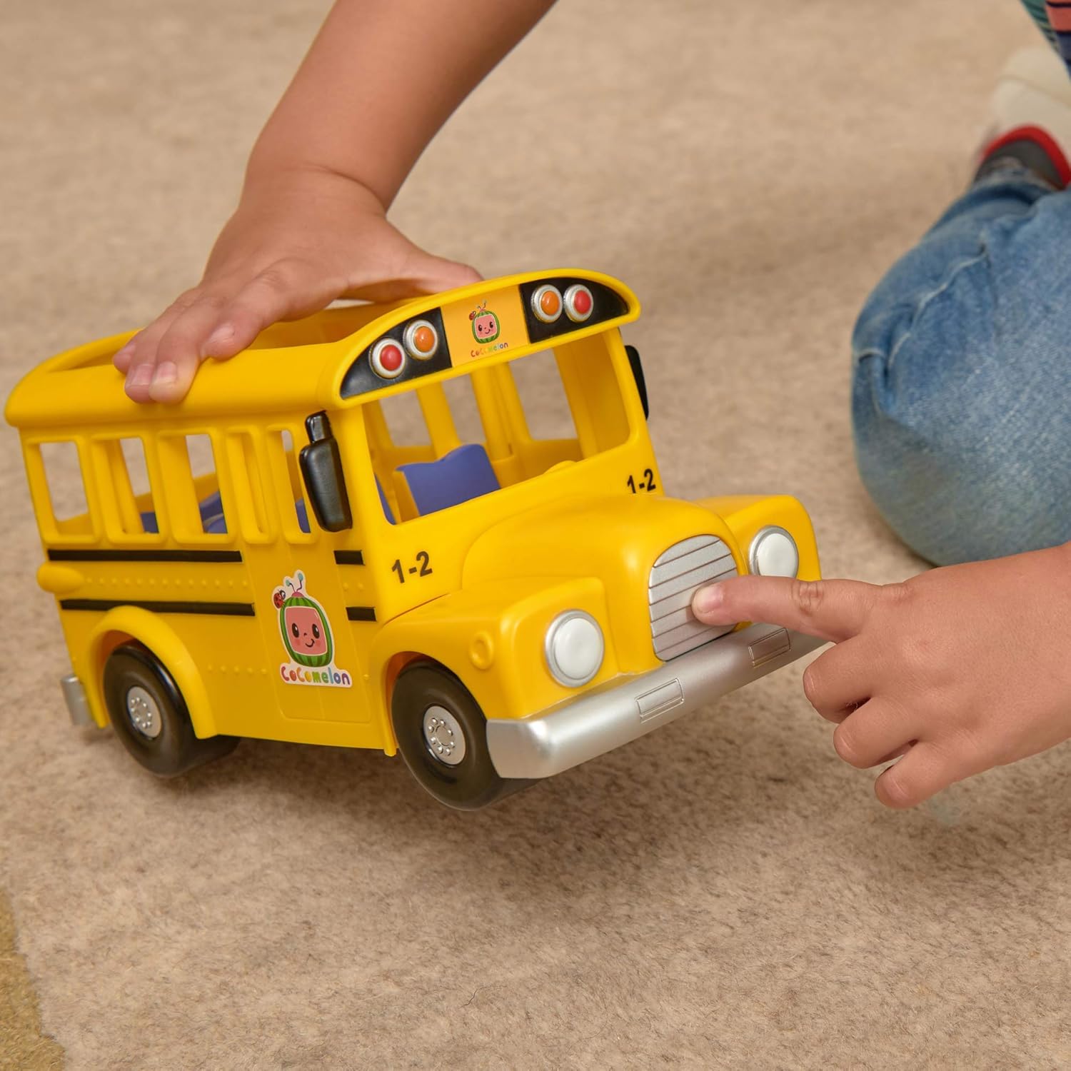 Musical Yellow School Bus with Removable JJ Figure H71954