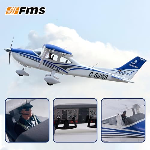 Blue 1500MM Single-Engine Propeller RC Airplane PNP Z7554