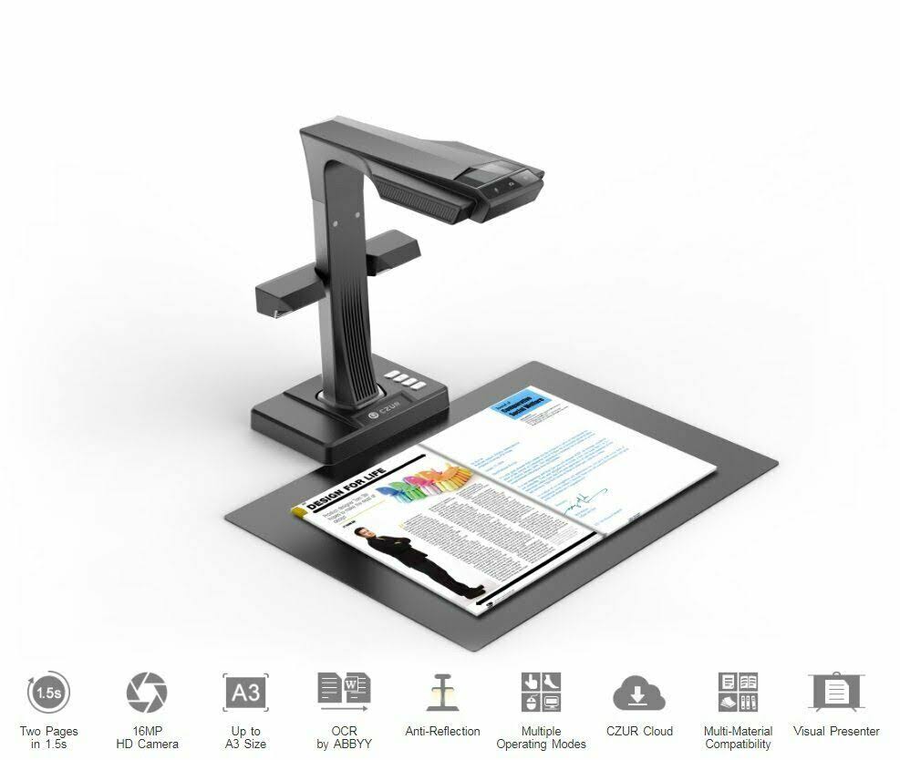 Book Scanner with OCR for Windows G800