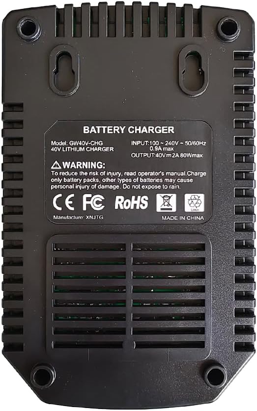 40V 2A Replacement Battery Charger for Lithium Ion Battery D909