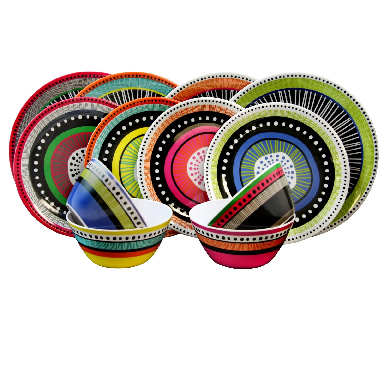 12 Piece Melamine Dinnerware Set R896884