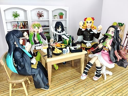 Nezuko Figure Eating Rice Balls Sitting Pose Demon Action Figures Anime Devil Slayer Figure Desktop Decor Collection Toy D796287