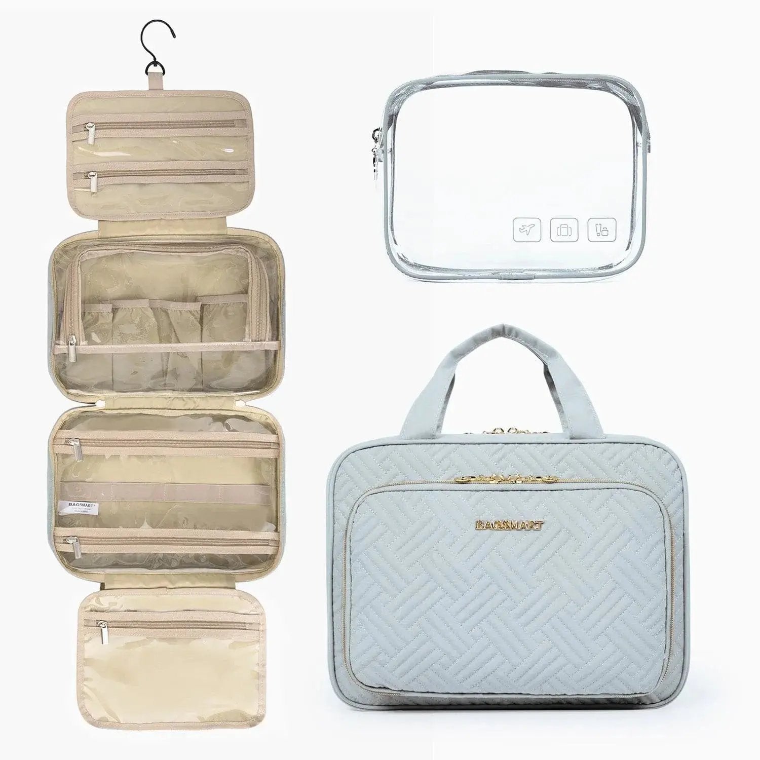 Medium Hanging Travel Makeup Organizer