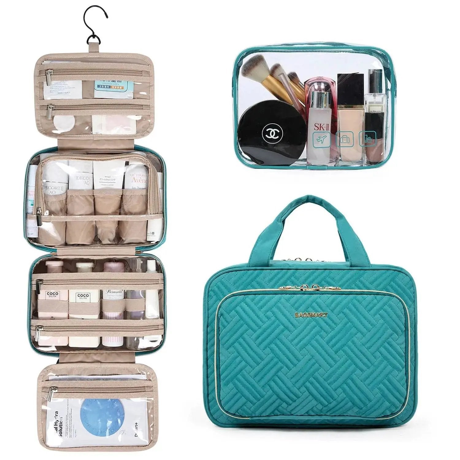 Medium Hanging Travel Makeup Organizer