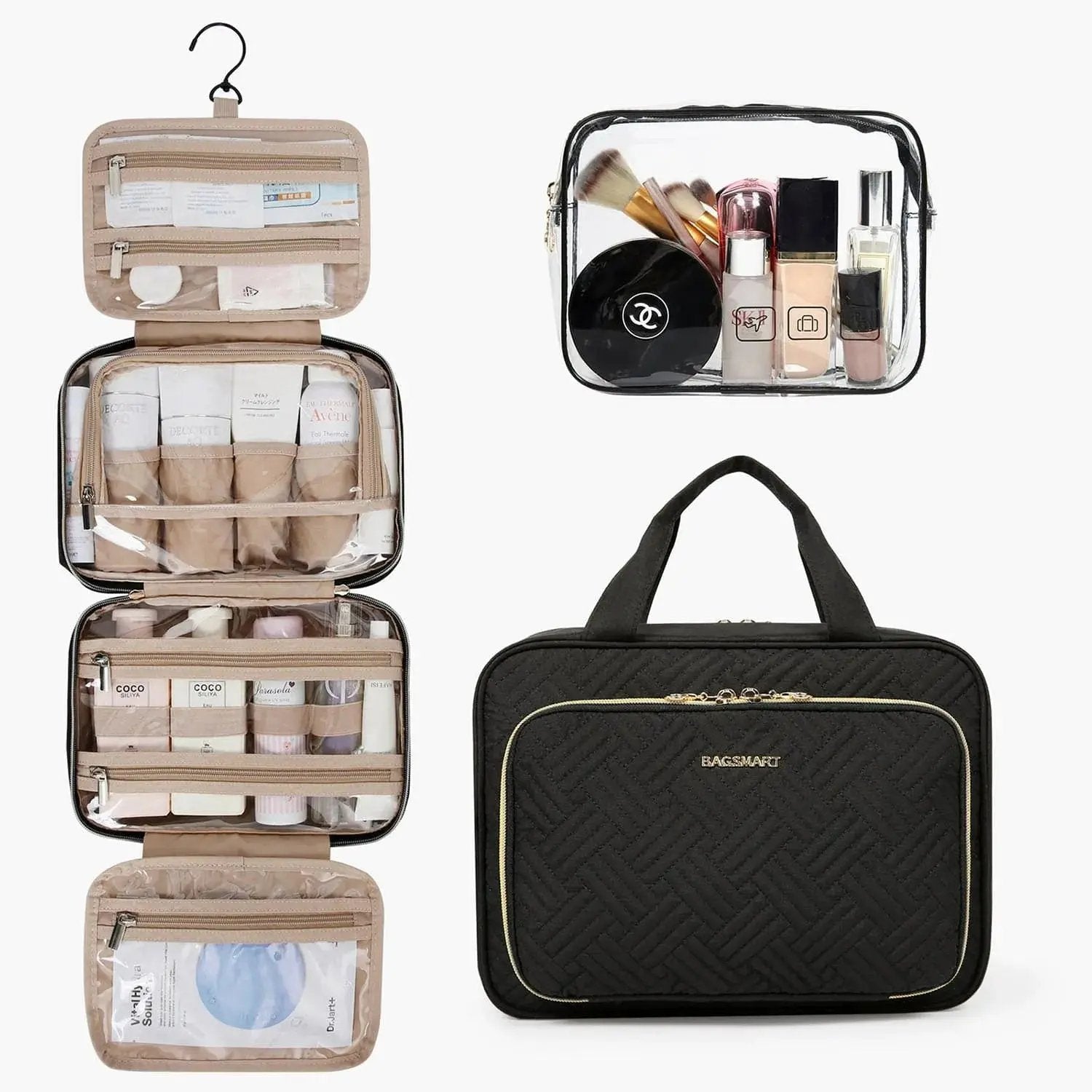 Medium Hanging Travel Makeup Organizer