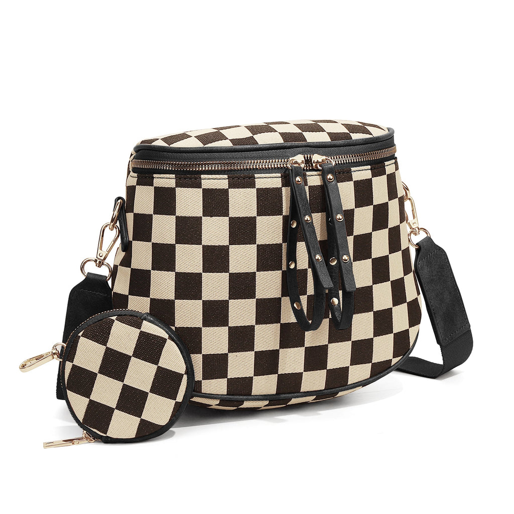 Ounamei Large Crossbody Bag for Women | Multi-Style Bag with Coin Pouch for Travel & Daily Use