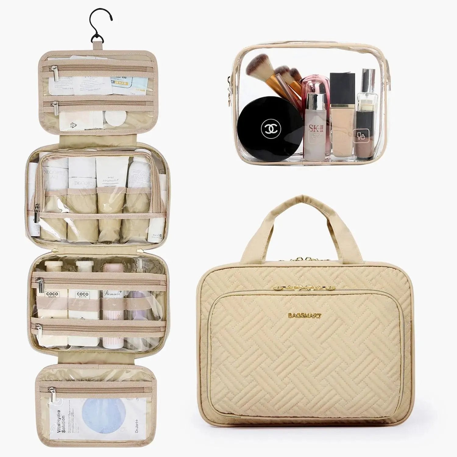 Medium Hanging Travel Makeup Organizer