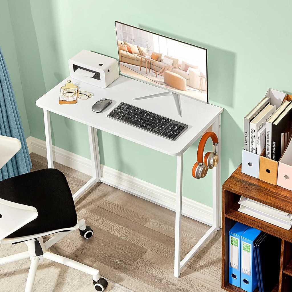 Folding Desk 31.5" Oak White Z2937