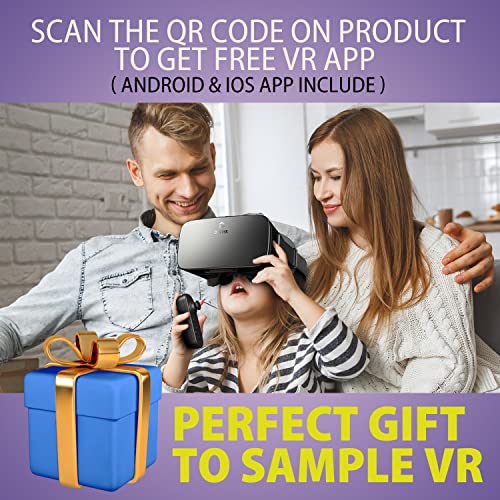 Black VR Headset with Controller Q74334