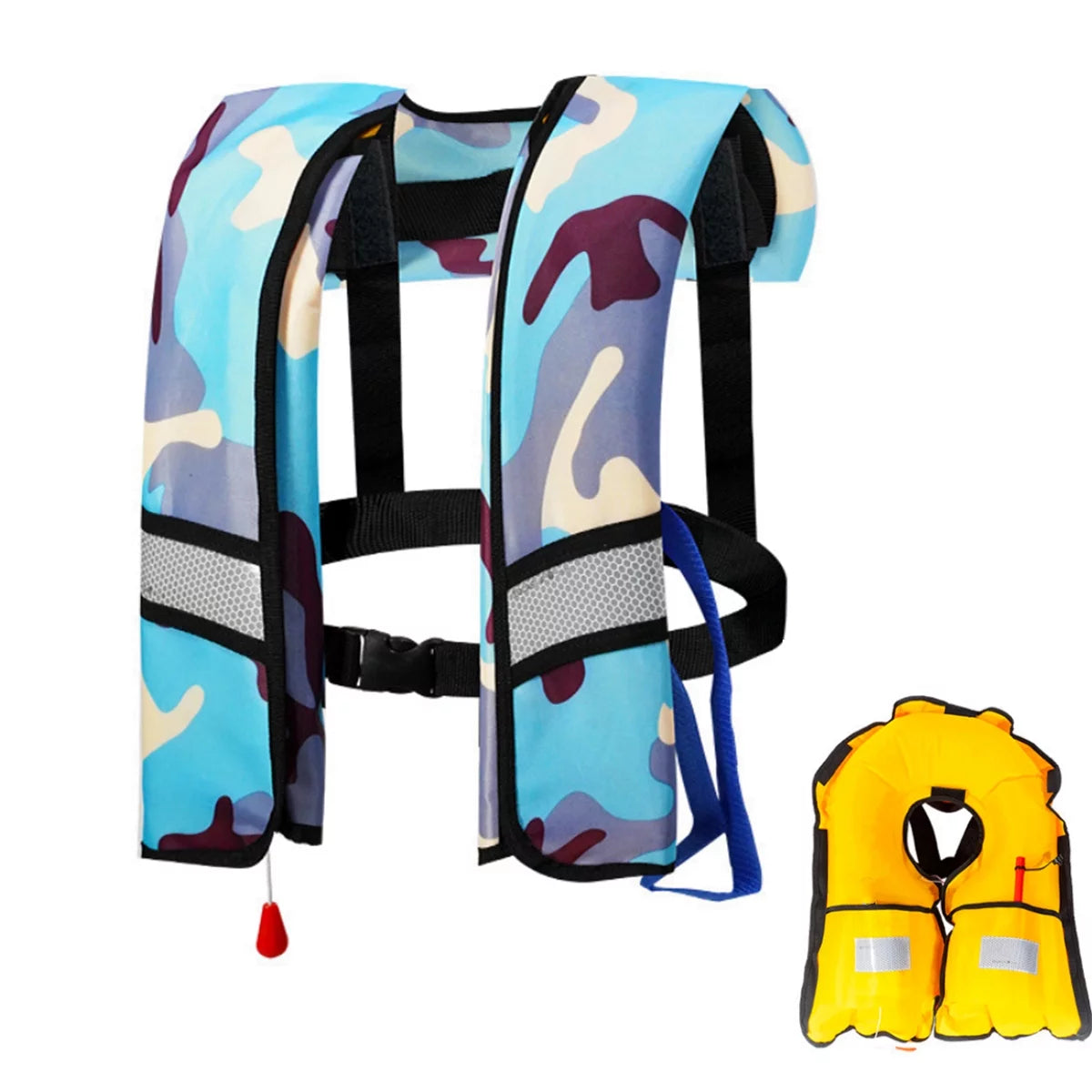 2Pack Automatic Inflatable Life Jacket with Whistle Adult Lifejacket X24660