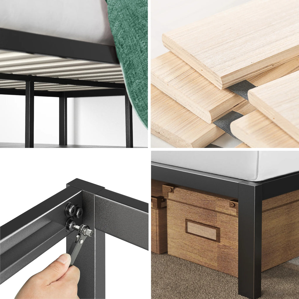 Queen Metal Platform Bed Frame A14268