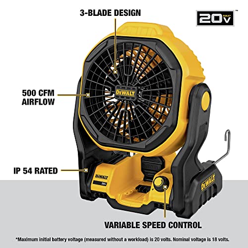 20V MAX Cordless Fan, 11-Inch, Tool Only R154
