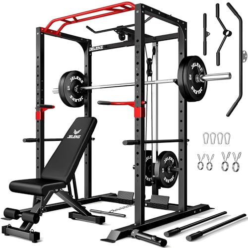 Power Cage with LAT Pulldown and Adjustable Pulley System R182442