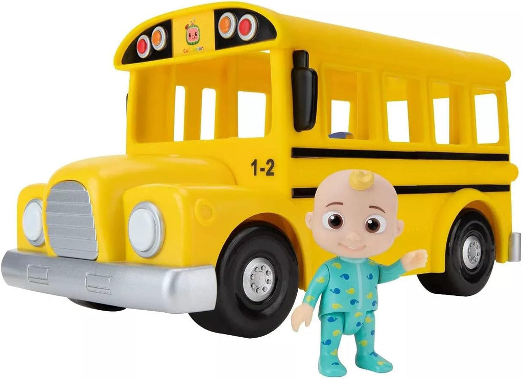 Musical Yellow School Bus with Removable JJ Figure H71954